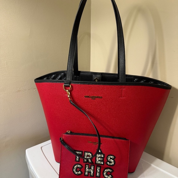 KARL LAGERFELD  PARIS  TOTE - Picture 1 of 6